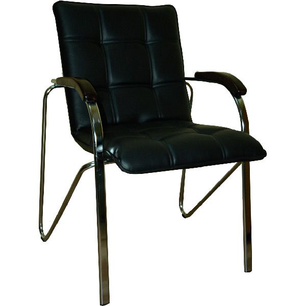 Крісло Примтекс Плюс Stella chrome wood 1.031 СZ-3 чорний